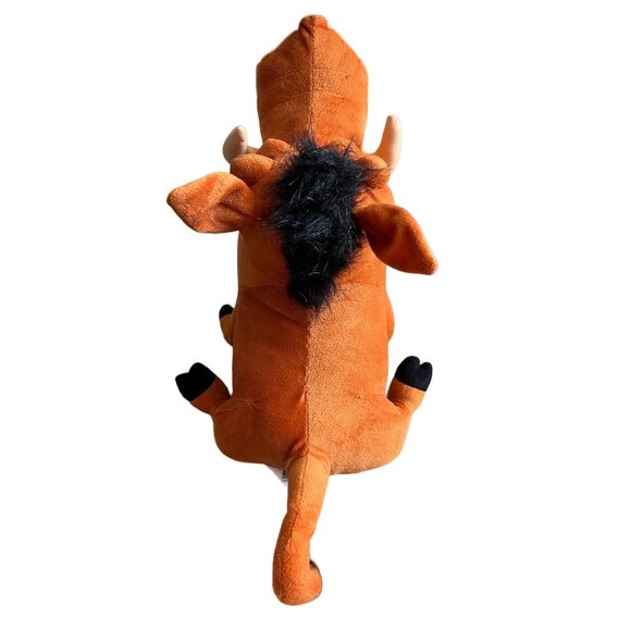 Disney Pumbaa Plush 13" Brown Black The Lion King Toy Soft Stuffed Animal - Picture 7 of 9